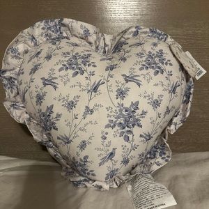 Shabby Chic Heart Pillow